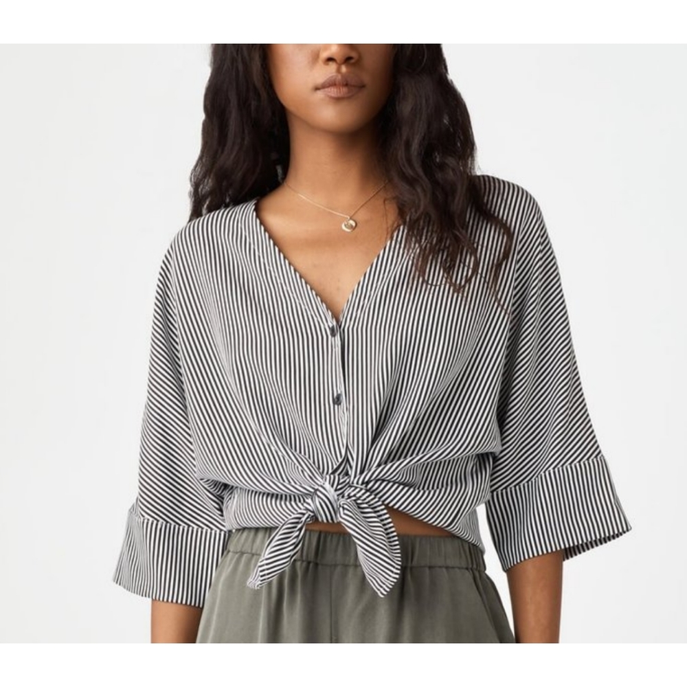 VETTA Capsule The Boyfriend Striped Shirt